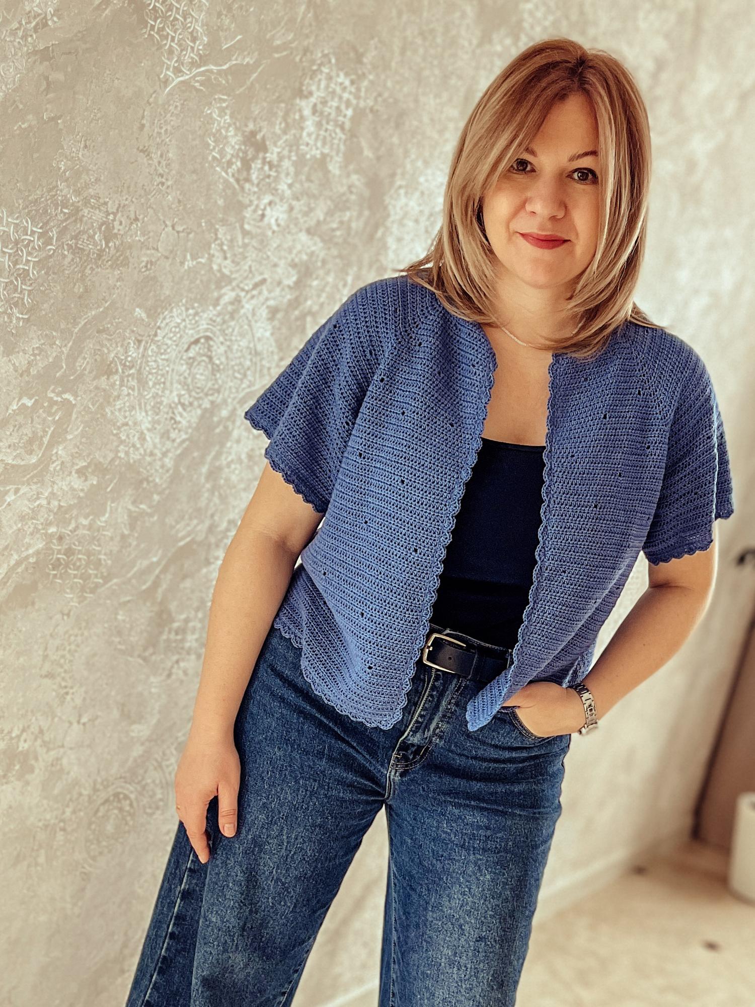 МК. Кофточка "Веснушки"