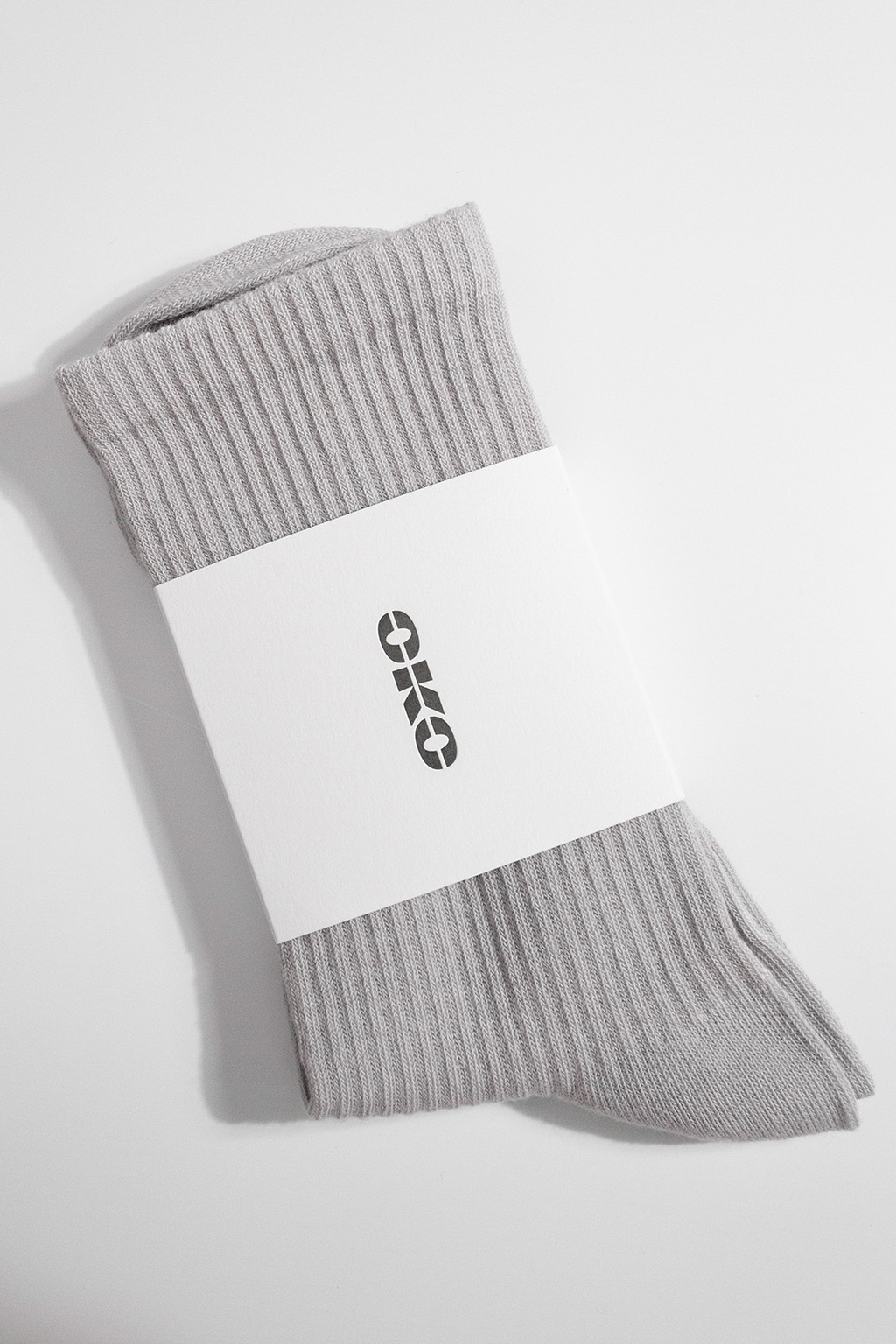 Носки в рубчик Серые 3 пары