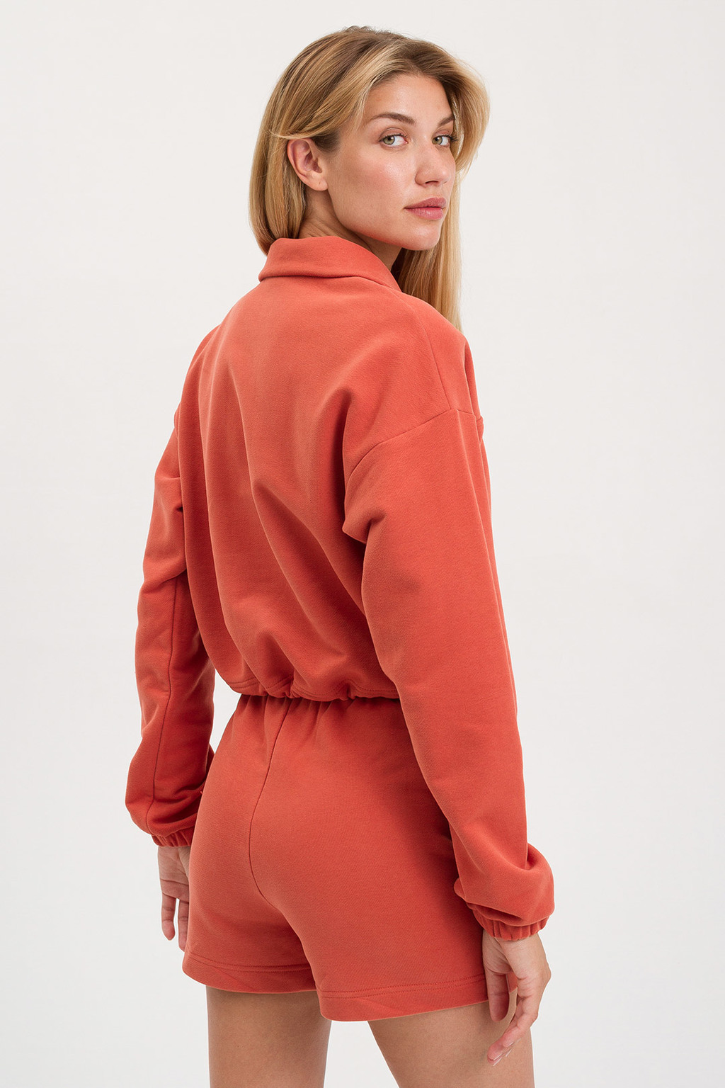 Свитшот со стойкой на молнии Flame