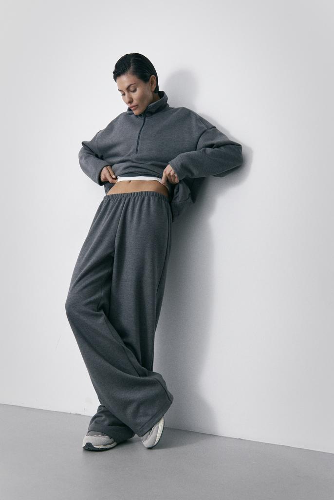 Брюки из трикотажа с шерстью