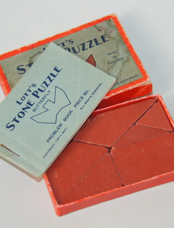 Старинная игра "Каменные пазлы набор", Англия, 1911 год