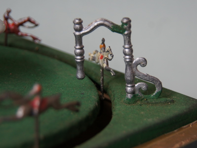 Механическая антикварная игра "Скачки", Франция, 1890-1910  г.