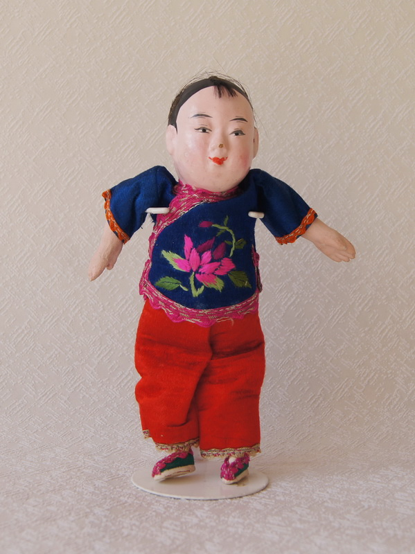 Китайская старинная кукла, 20 см (110505)