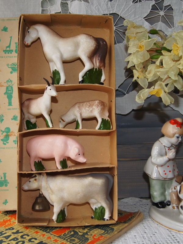 Набор игрушек "Домашние животные", в оригинальной упаковке