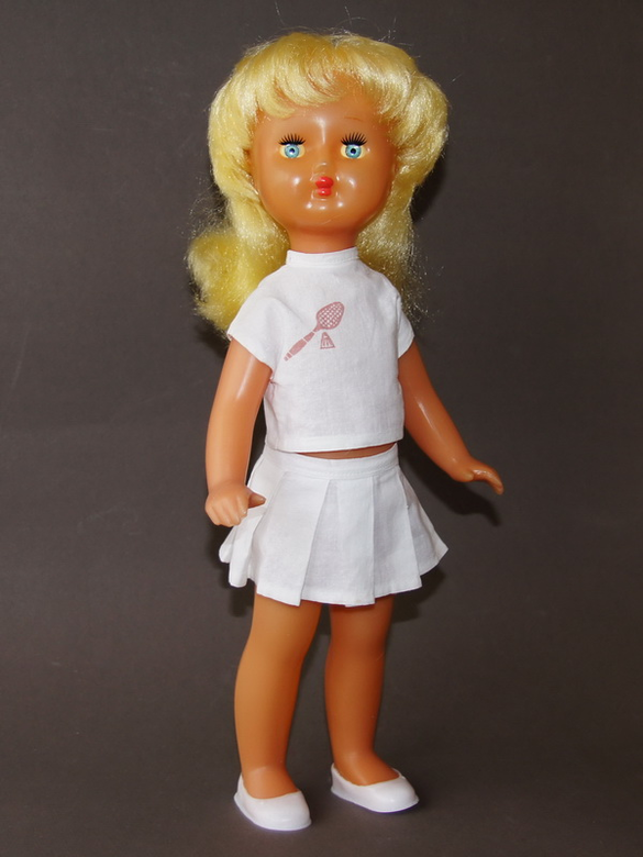 Кукла Теннисистка СССР, ПО "Вятка", 45 см