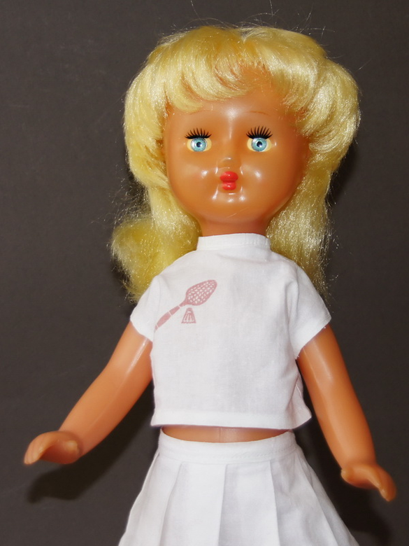 Кукла Теннисистка СССР, ПО "Вятка", 45 см
