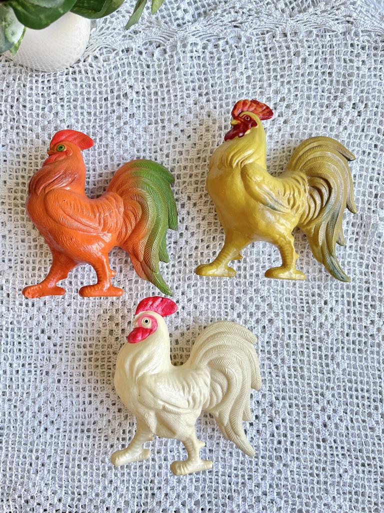 Целлулоидная игрушка "Петушок", с клеймом ОХК