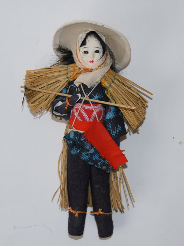 Японская кукла-Земледелец, 17 см, 60-е г. (500944)
