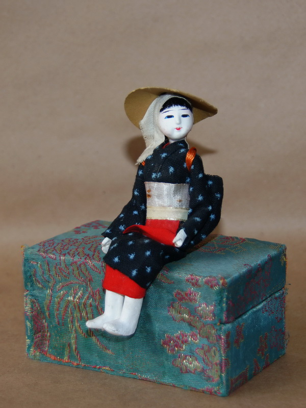 Японская старинная кукла, 13 см (500892)