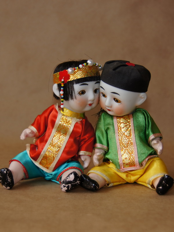 антикварные японские куклы
