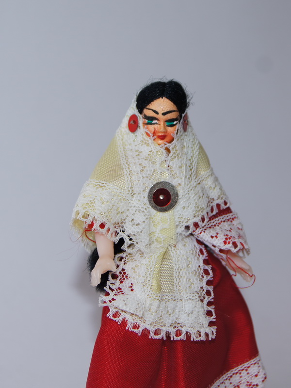 Греческая мини-куколка 12 см (2007941)