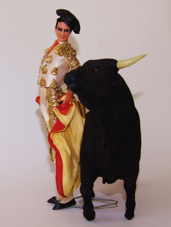 Тореадор с быком, Испания, 17 см (2008133)