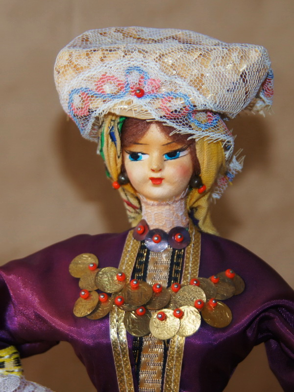 Оригинальная большая греческая кукла, 35 см (2008291)