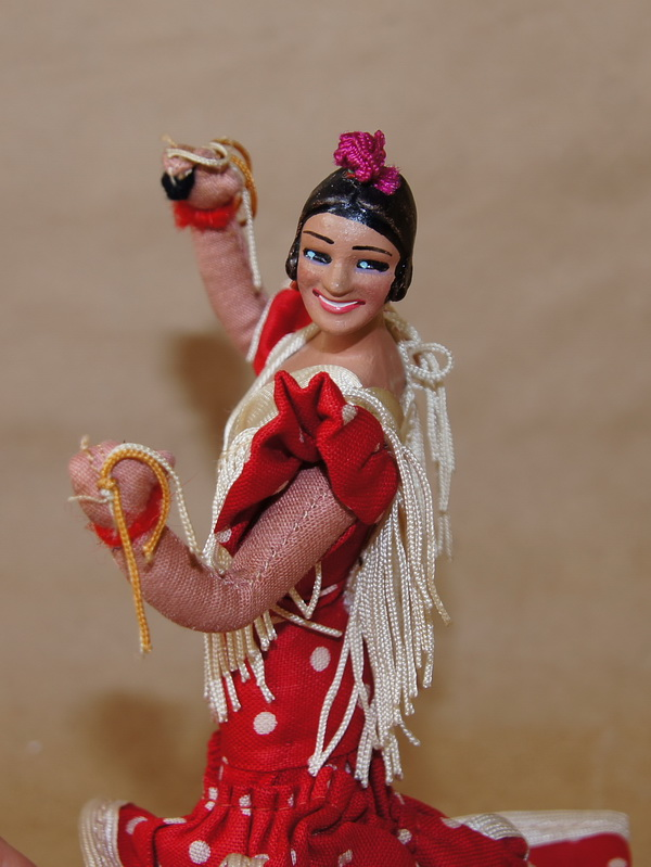 Испанская тканевая кукла, 16 см (2008638)