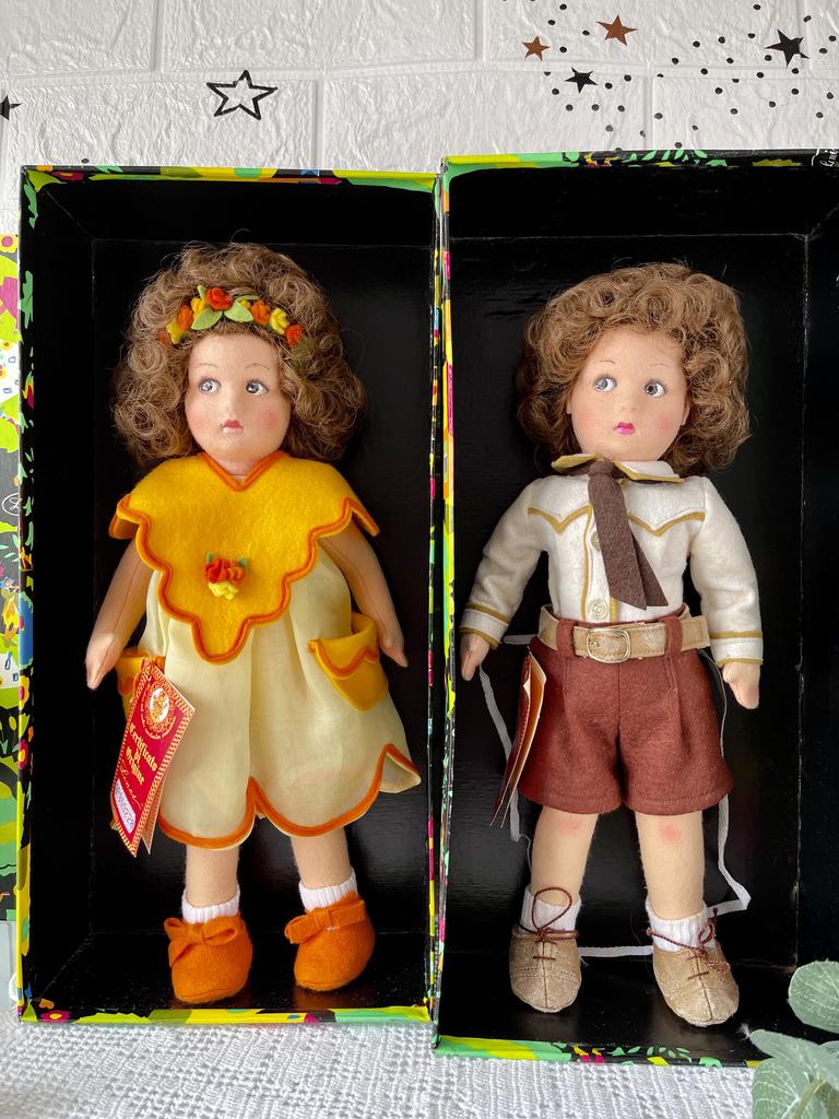 Пара кукол Aldo и Alice, Lenci, в оригинальной упаковке