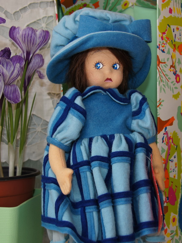 Винтажная кукла Lenci в оригинальной коробке, 33 см