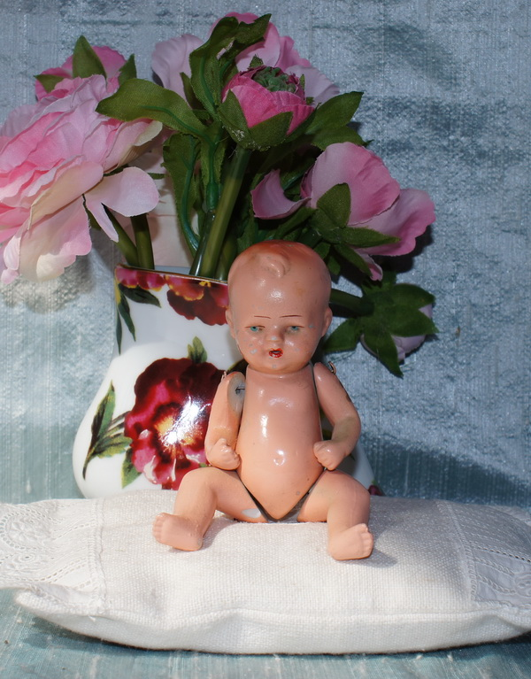 Старинный пупс, Германия, 12 см