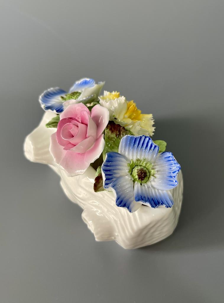 Дерево с цветами, фарфор Royal Stratford, 9х6 см