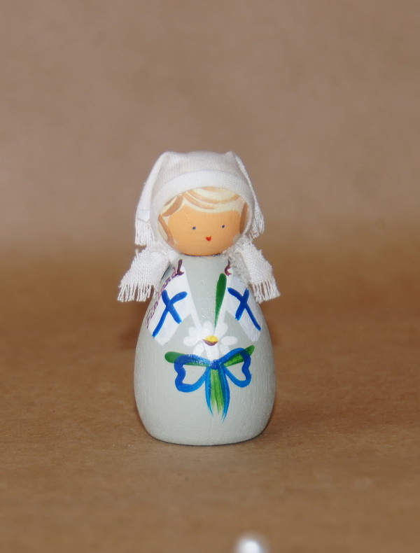 Деревянная кукла, Финляндия, 6 см (2008740)