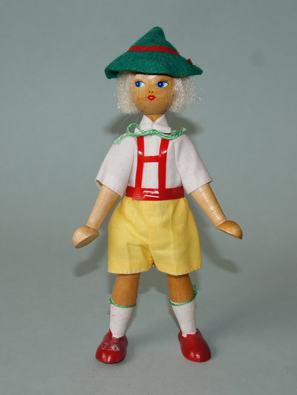 Польша, оригинальная деревянная кукла, 19 см (2008890)