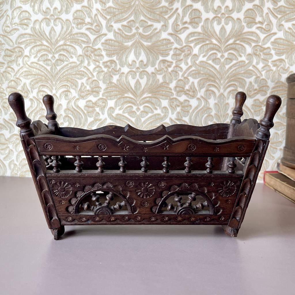 Французская кукольная кровать в бретонском стиле (большая)