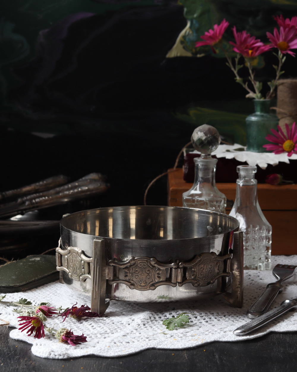 Ваза металл СССР