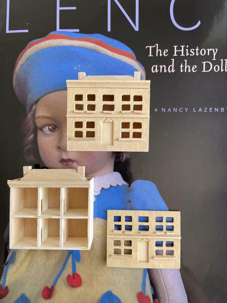 Микро дом (1:144), деревянный