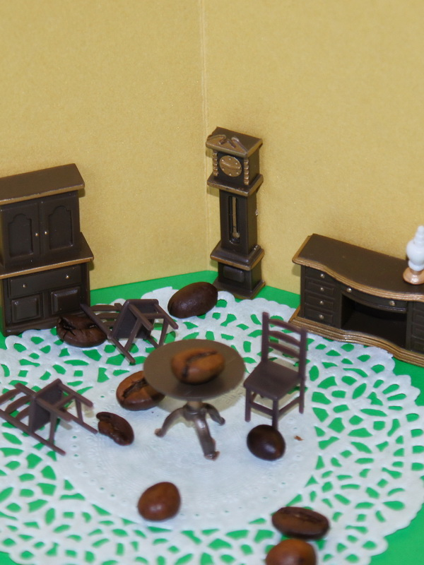 Микро мебель (1:48). Столовая