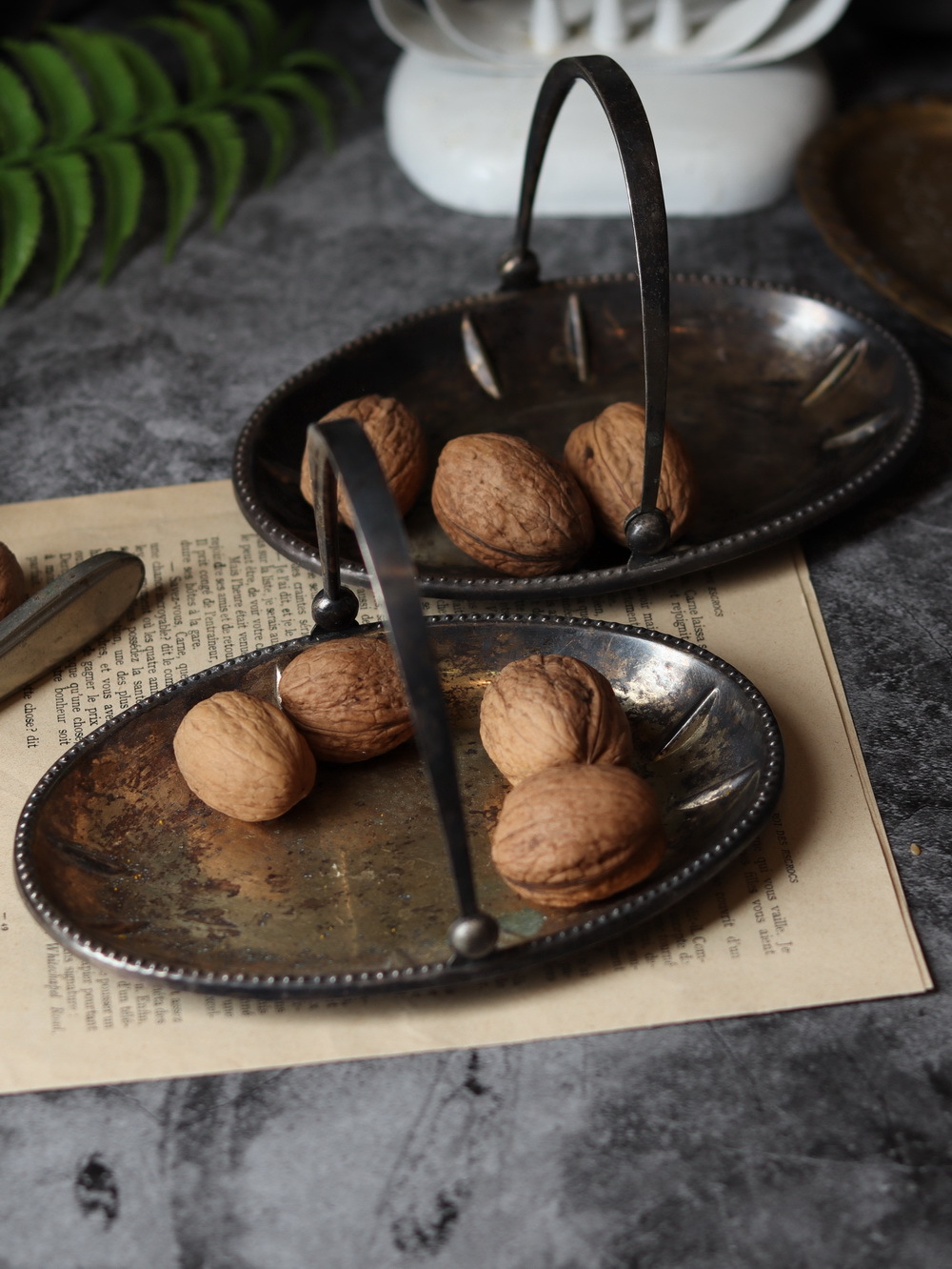 Вазочка конфетница, мельхиор, СССР