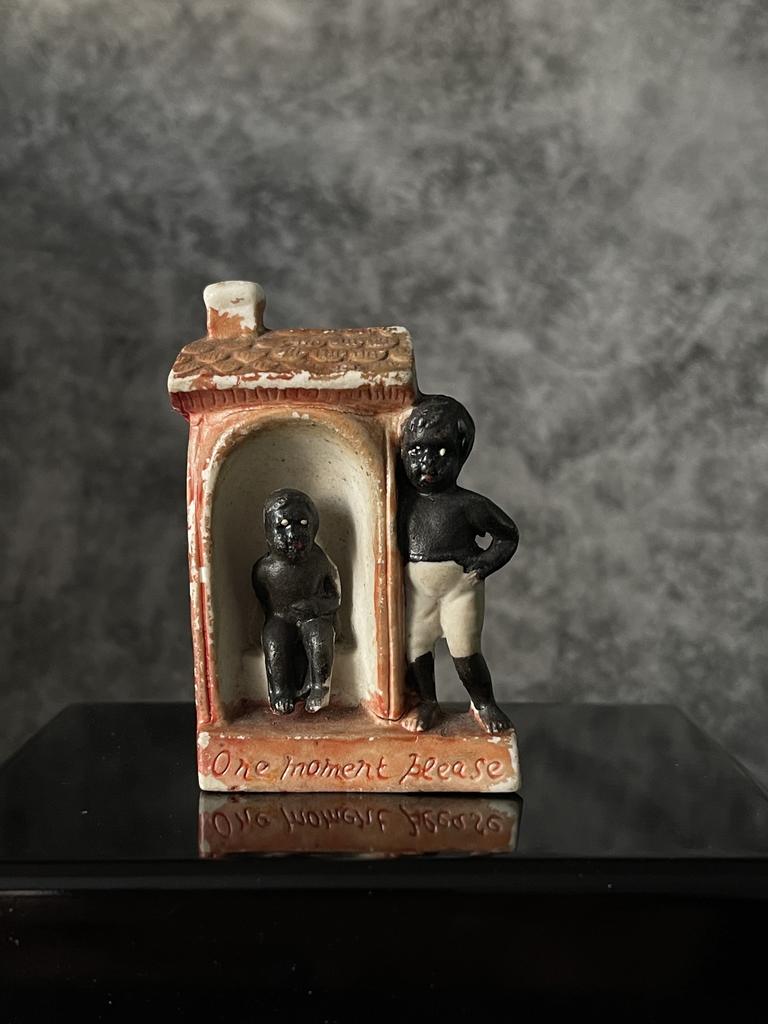 Антикварная фигурка "Подождите, пожалуйста!", 5 см