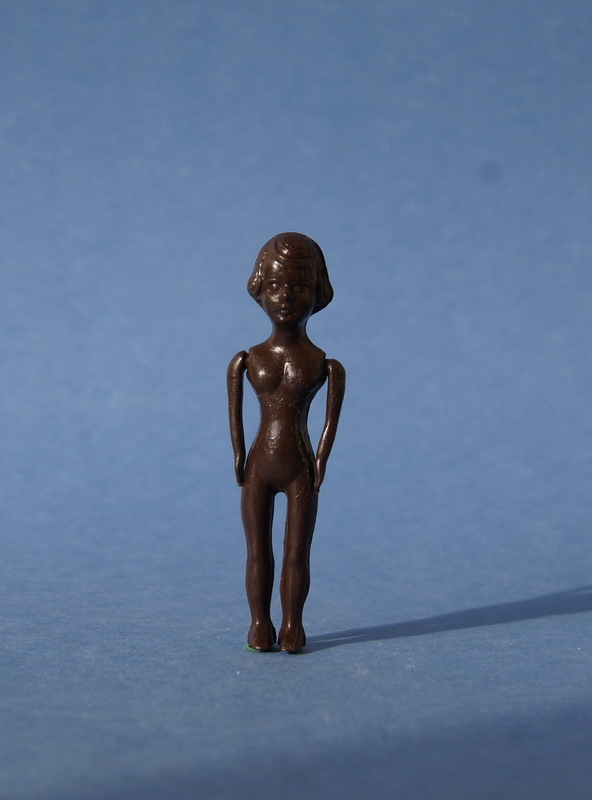 Английская куколка с клеймом, 7 см