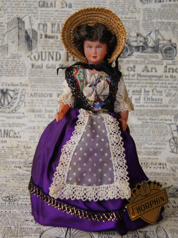 Старинная французская кукла из целлулоида, 18 см (арт.1400781)