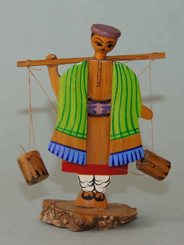 Индийская деревянная кукла, 11 см (700561)