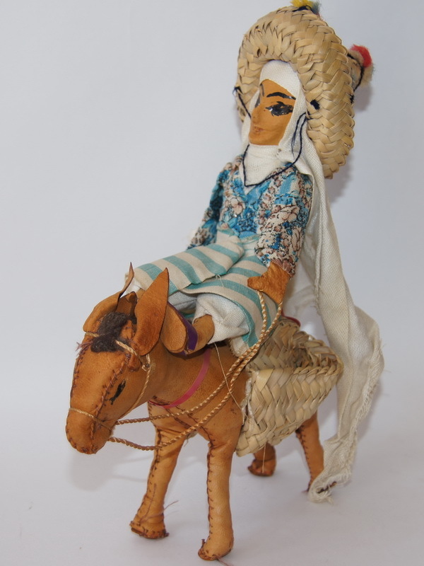 Оригинальная кукла, Марокканец на ослике, 25 см (700611)