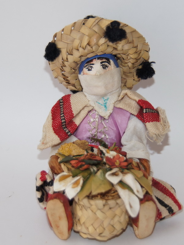 Марокканка с цветами, 15 см (700619)