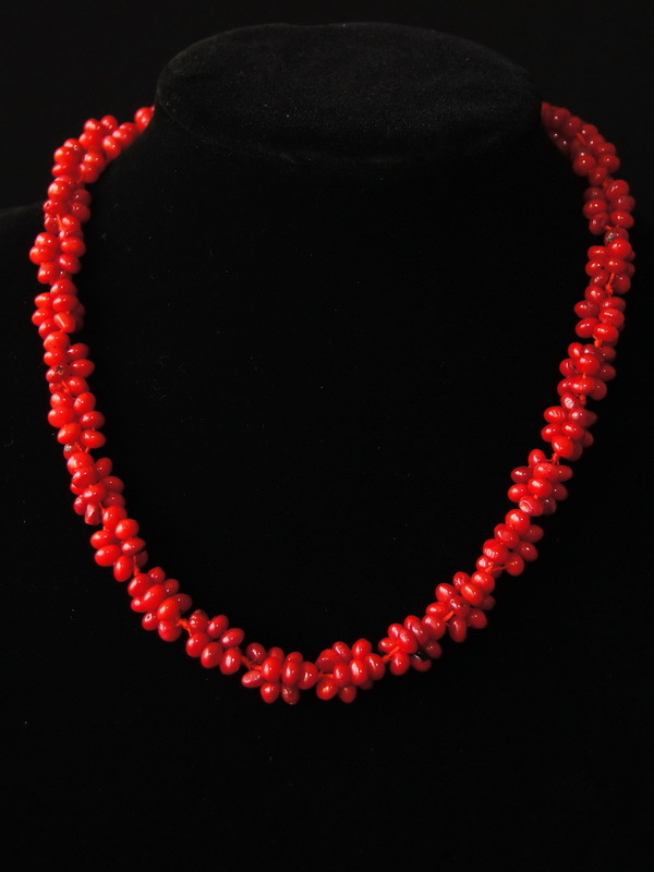 Колье из коралла, 50 см