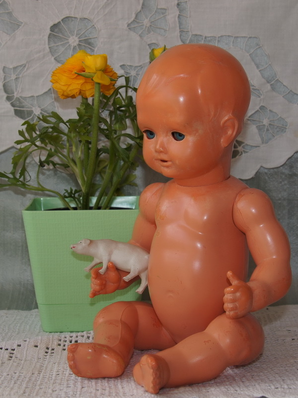 Старинный пупс, немецкий пупс, пупс германия,