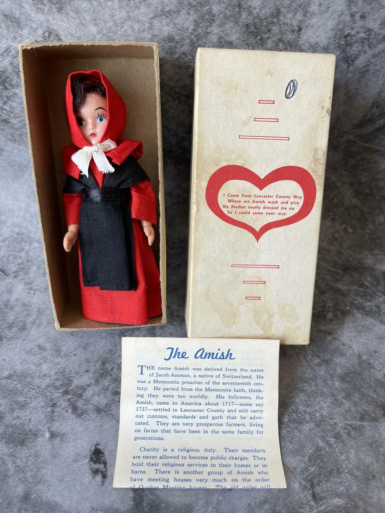 Кукла-Амиш в коробке, 13 см