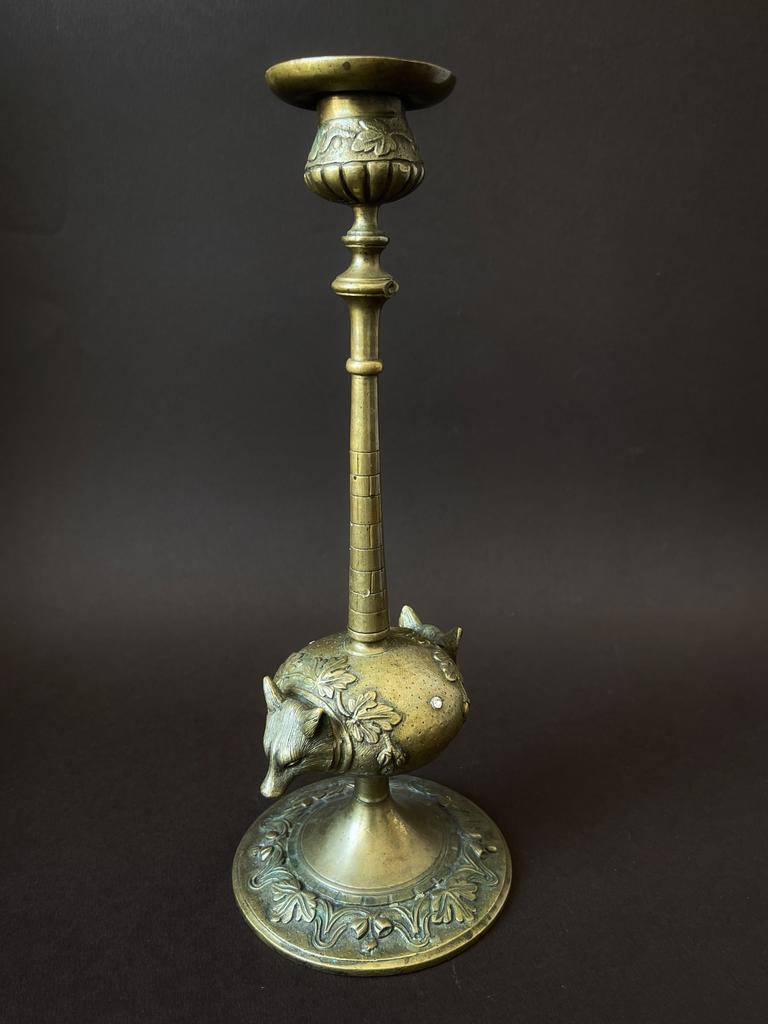 Подсвечник, реквизит для фотосессии, старинный подсвечник