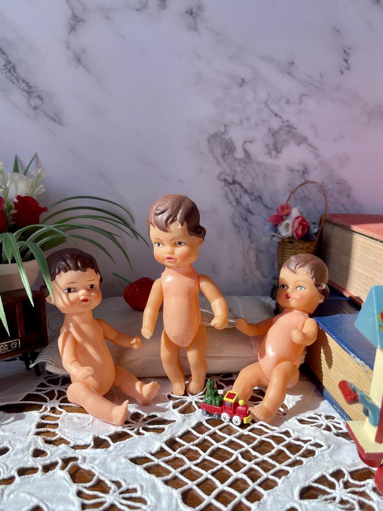 Кукла пупс ГДР, миникукла ARI