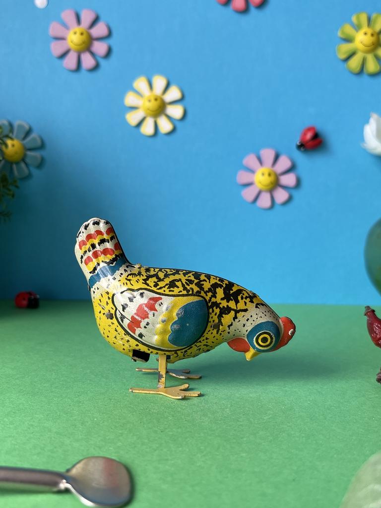 Механическая игрушка курочка СССР