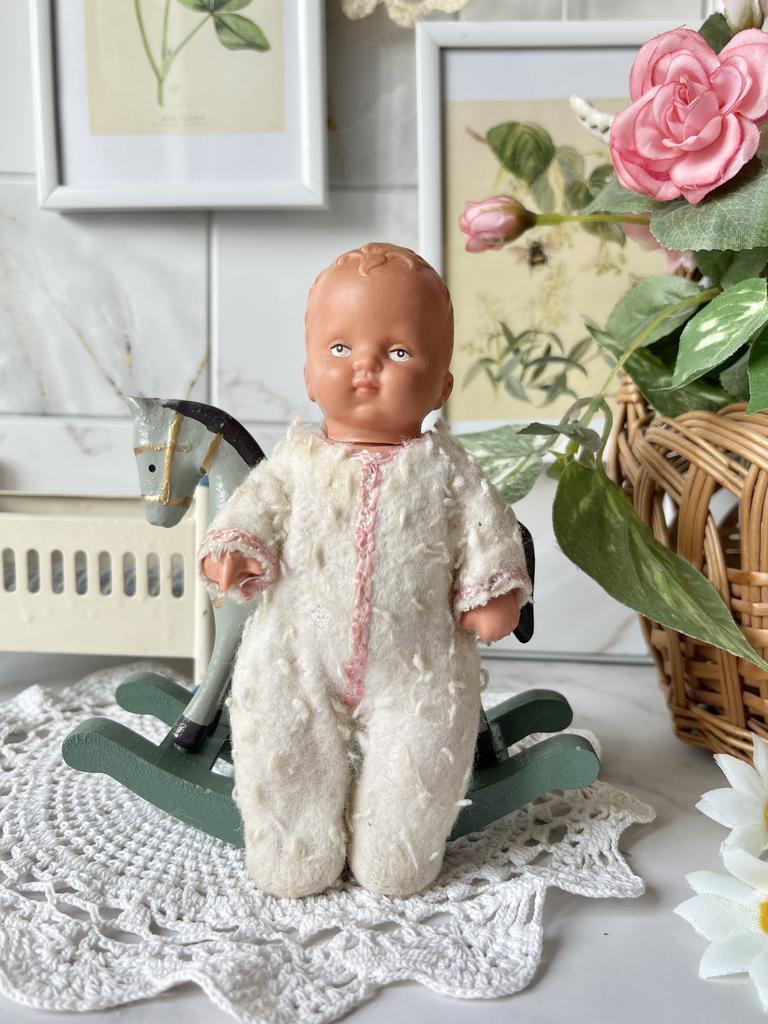 Старинный резиновый пупс Германия