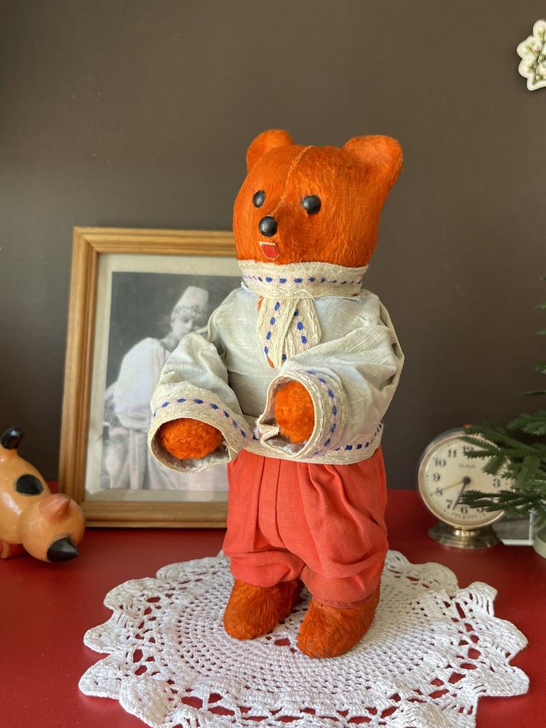 Механический заводной советский медведь