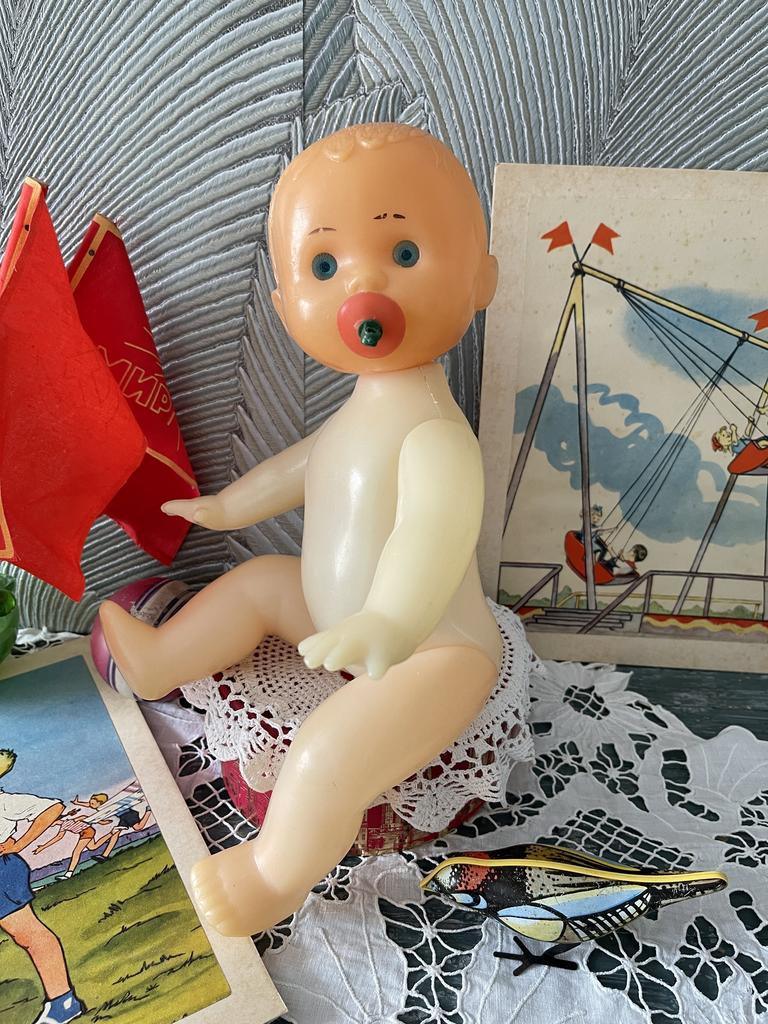 Редкий большой пупс с соской СССР