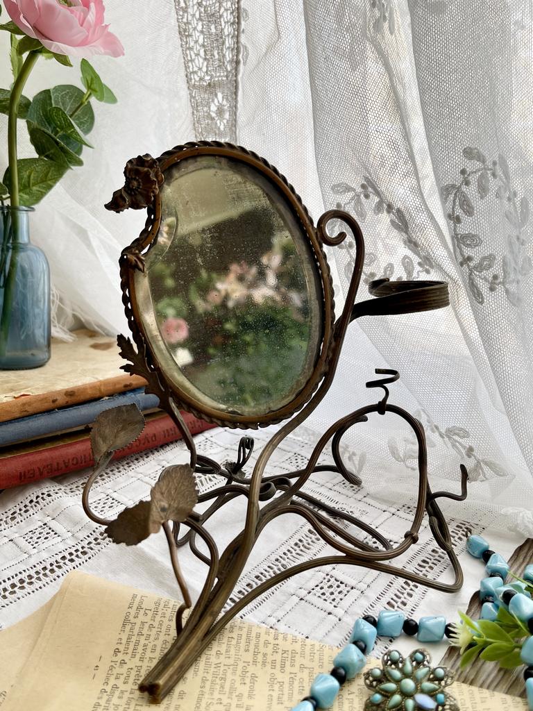 Зеркало настольное антикварное 19 в