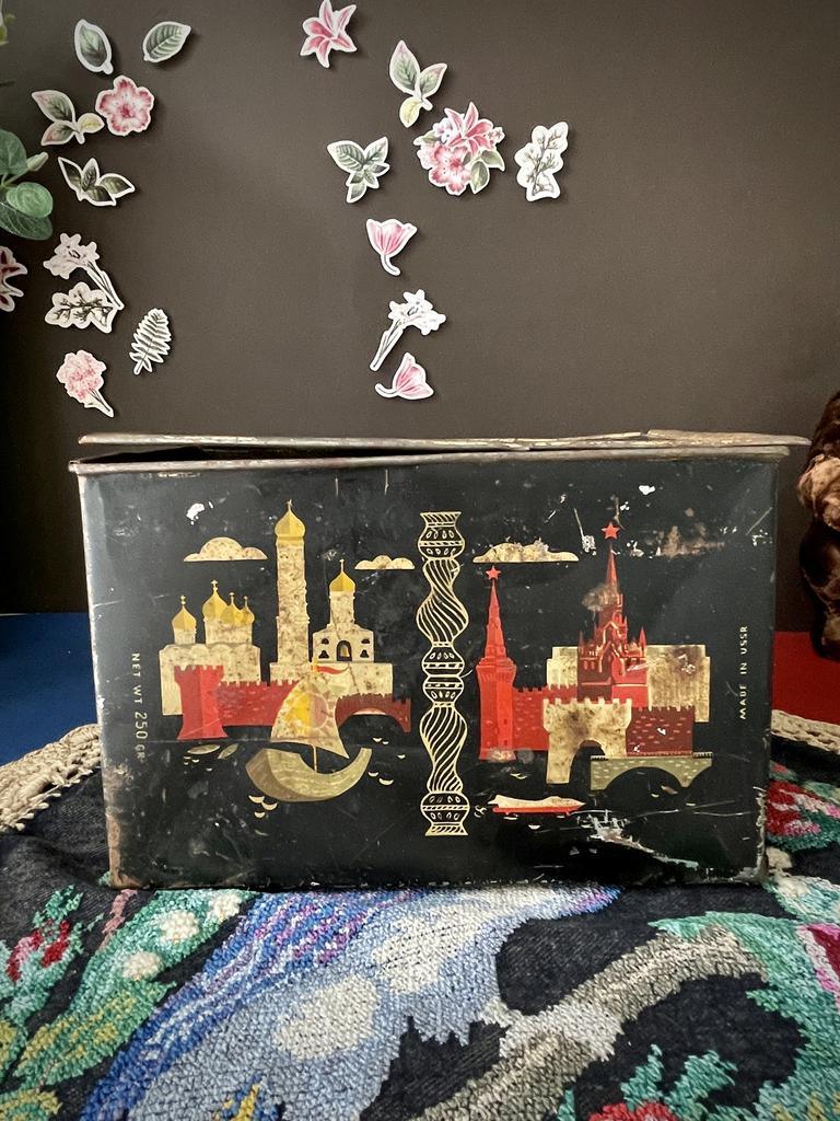 Жестяная экспортная чайная коробка