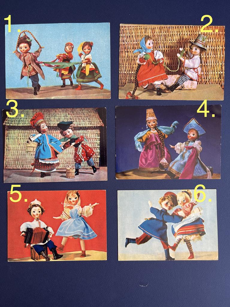 1968 г. Открытка «Русский сувенир» #О1