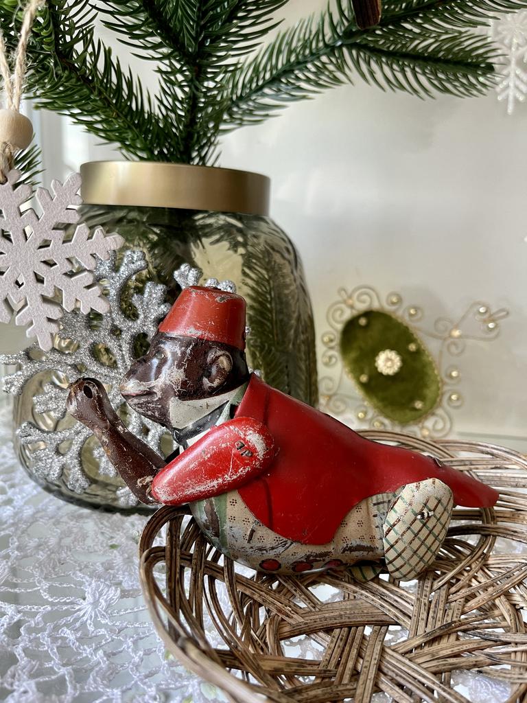 Обезьянка акробат из жести, Германия