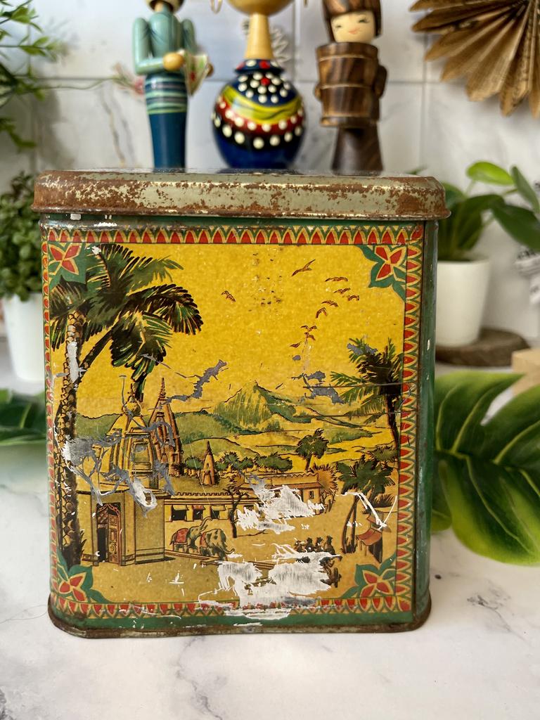 Коробка чайная, жесть