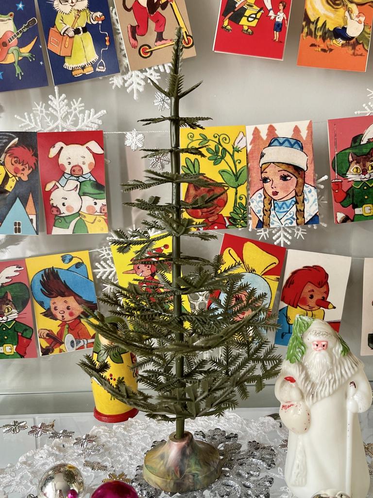 Настольная елочка 30 см; СССР